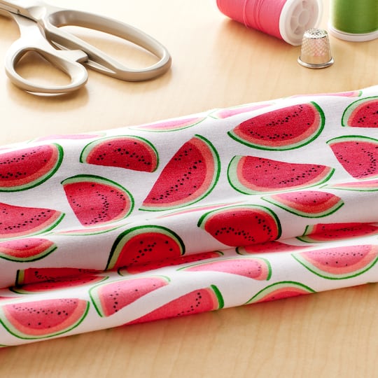 Watermelon Cotton Fabric by Loops & Threads™